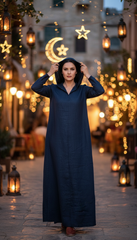 Linen Kaftan – Wrinkle-Free & Versatile for Every Occasion | مقفول