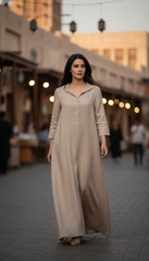 Linen Kaftan – Wrinkle-Free & Versatile for Every Occasion | مقفول