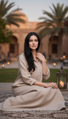 Linen Kaftan – Wrinkle-Free & Versatile for Every Occasion | مقفول
