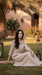 Linen Kaftan – Wrinkle-Free & Versatile for Every Occasion | مقفول