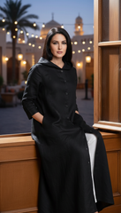 Italian Linen Kaftan – Versatile & Stylish for Every Occasion| مفتوح زراير