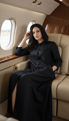 Italian Linen Kaftan – Versatile & Stylish for Every Occasion| مفتوح زراير
