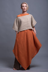 Versatile Linen Outfits – Sleeveless Dress with Side Pockets & Mix-and-Match Pieces_ سمبوكسه