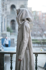 Premium Japanese Kaftan - Italian Linen & Handcrafted Buttons |يابانى