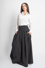 Long Skirt with Side Pockets – All Seasons Wear_ باسكت ساده