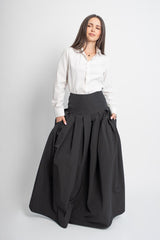 Long Skirt with Side Pockets – All Seasons Wear_ باسكت ساده