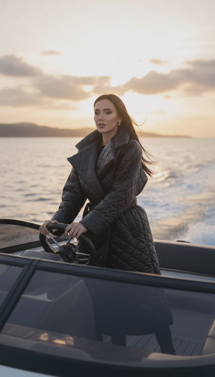 Long Puff Jacket: The Ultimate Solution for Cold & Snow | بالطو بامب