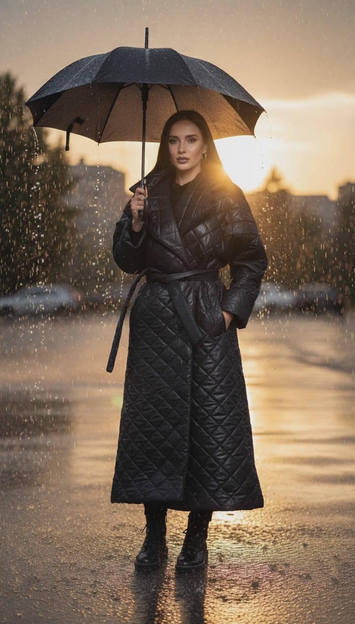 Long Puff Jacket: The Ultimate Solution for Cold & Snow | بالطو بامب